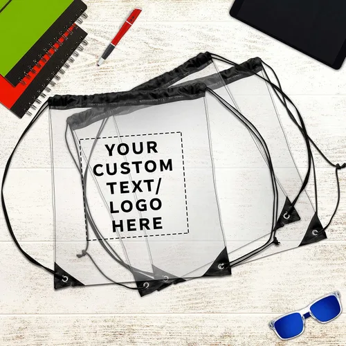 Vista 7 de DISCOUNT PROMOS Mochilas de plástico con cordón
