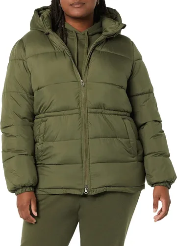 Vista 3 de Tienda Essentials Women's Heavyweight Puffer Jacket with Drawstring Waist
