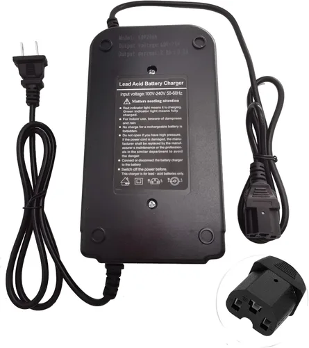 Vista 8 de Cargador 72V 3A Enchufe de 3 pines para 60V 20AH 32AH AGM Gel SLA Big Electric Scooters, eWheels EW-52 EW-54, Go Karts, Big Toys, 60V Batería