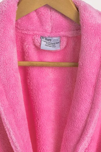 Vista 4 de BC BARE COTTON Bare Cotton Kids Microfiber Fleece Shawl Robe - Girls