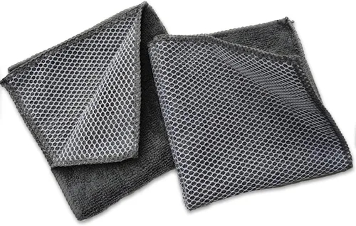 Vista 7 de Top-spring Paño de limpieza de microfibra, 12 x 12 pulgadas, paños de cocina ultra absorbentes, trapos secos para platos, paños de lavado con lado