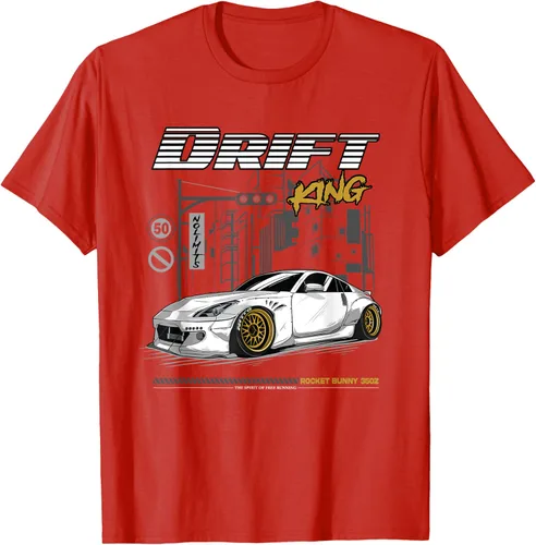 Vista 63 de Z34 370 Fairlady Z - Camiseta gráfica de cuerpo ancho, Negro, S