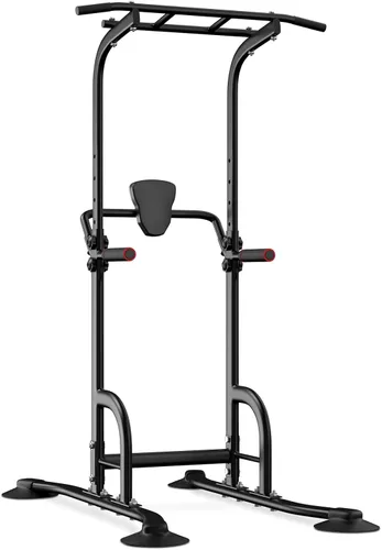 Vista 8 de BangTong&Li - Torre de ejercicio, barra de dominadas, estación de fondos, soporte para el gimnasio en casa, equipo de entrenamiento de fuerza
