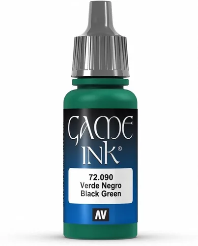 Vista 11 de Vallejo - Tinta de color de juego Negro 0.6 fl oz. (0.60 fl oz.) Genera efectos de sombreado y lavado Acabado satinado