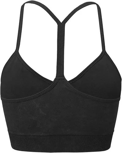 Vista 2 de ABOCIW Tirantes delgados acolchados de bajo impacto para mujer, espalda en Y, brasier deportivo para entrenamiento, fitness, yoga, correr