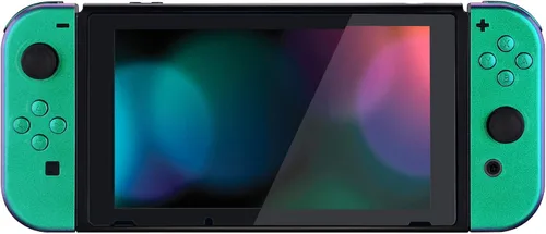 Vista 7 de eXtremeRate - Carcasa de control portátil Joy-Con con set de botones completo, repuesto de carcasa hazlo tú mismo para control de Nintendo Switch