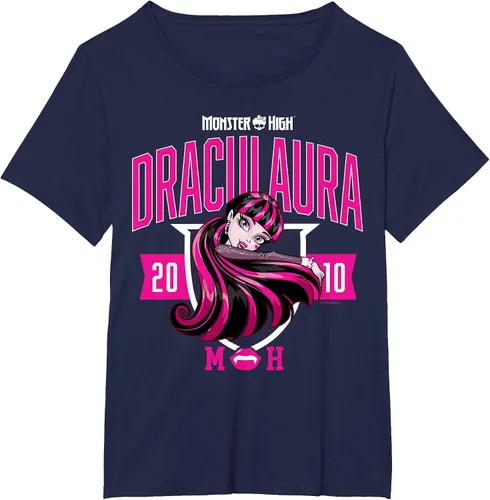 Vista 31 de Monster High -Camiseta Colegiada Draculaura Gris asfalto