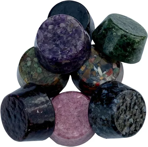 Vista 13 de Amethyst Small Tower Busters Crystal Orgone Generator Energy Accumulator GIFTING TOOL!! Metal Core Made using Advance Harmonics Orgonite Beautiful