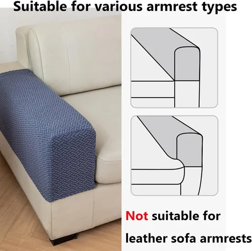 Vista 3 de Yoovat Fundas para Brazos de Sofá Sillón Reclinable Fundas para Reposabrazos Fundas Protectoras para Brazos de Silla