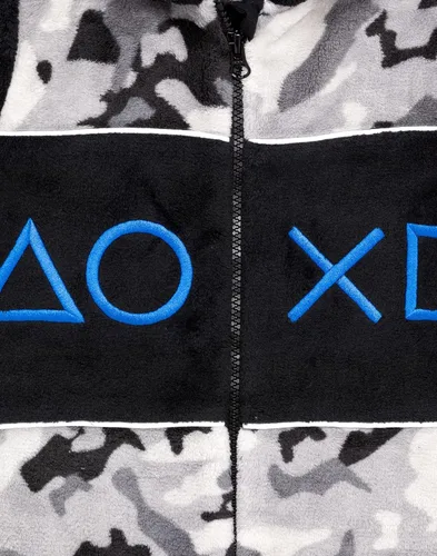 Vista 5 de PlayStation Onesie Boys All In One Camo Game Kids, gris