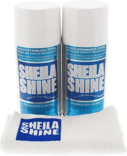 Vista 10 de Sheila Shine Limpiador y pulidor de acero inoxidable de 3 onzas – Limpia, pule y protege los aparatos de cocina, refrigeradores, fregaderos, hornos