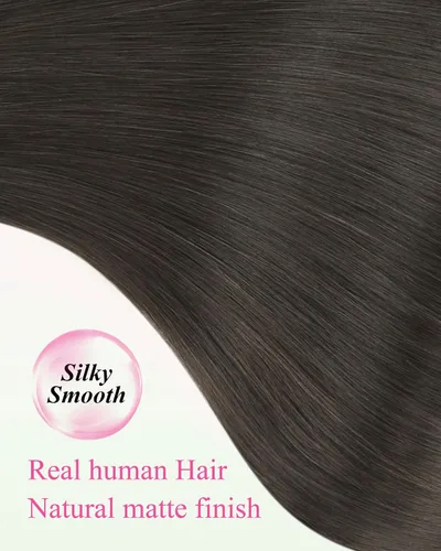 Vista 83 de YoungSee Extensiones de Cabello Humano con Cinta Balayage Extensiones de Cabello con Cinta Marrón Oscuro Extensiones de Cabello con Cinta Ombre