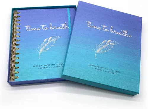 Vista 6 de Time to Breathe - Planificador inspirador, diario y libro de jugadas – Aumenta tu productividad a través de una acción inspirada – te mantiene