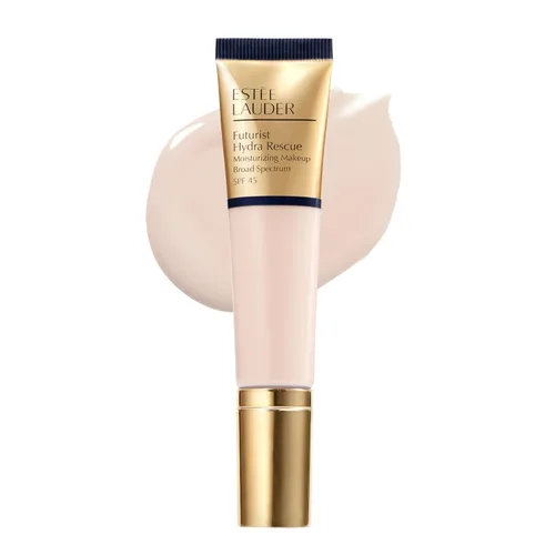 Vista 21 de Estée Lauder Futurist Hydra Rescue Moisturizing Foundation Makeup SPF 45 for a 12-Hour Glow, 1.2 Fl Oz