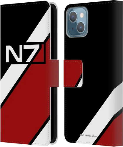 Vista 38 de Head Case Designs Funda de piel con licencia oficial de EA Bioware Mass Effect Cerberus Logo Graphics tipo cartera compatible con Apple iPhone 11