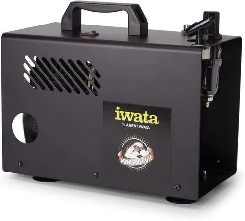 Vista 2 de Iwata -Medea Studio Series Power Jet Lite Compresor de aire de doble pistón