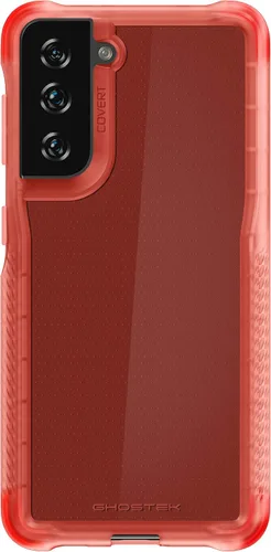 Vista 78 de Ghostek COVERT - Funda rosa para Galaxy Z Flip 4 para mujeres y niñas, protección completa de bisagra y parte trasera transparente, duradera