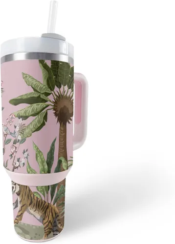 Vista 17 de MightySkins Skin - Vaso de vinilo compatible con Stanley The Quencher H2.0 FlowState de 40 onzas, color verde CBD, protectora, duradera y única