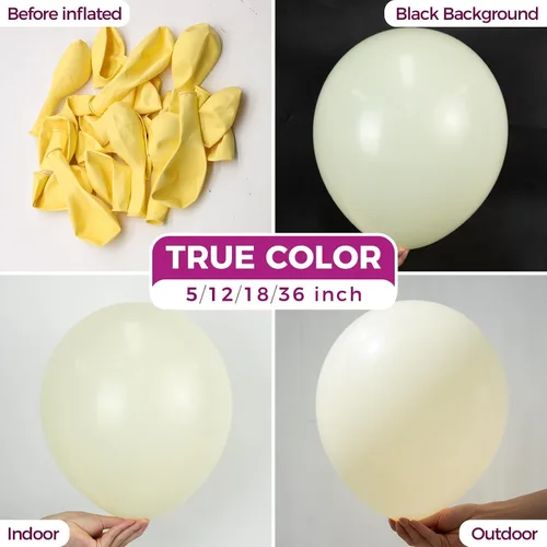 Vista 204 de Bezente Globos Naranjas de Látex para Fiestas - Paquete de 150 Globos de Helio Naranjas Mate Pequeños de 5 Pulgadas para Decoraciones de Fiestas