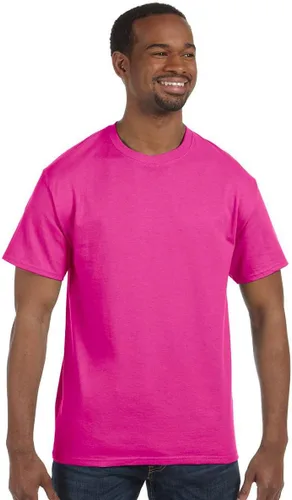 Vista 29 de Jerzees Camiseta pesada con cuello redondo y bolsillo en el pecho para hombre
