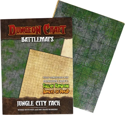 Vista 15 de Dungeon Craft RPG & DND Set de Inicio – Kit de Esenciales de Mapas Plegables – Set de 4 – Expedición