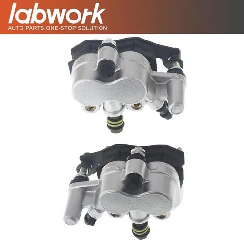 Vista 7 de labwork Pinzas de freno delantera derecha izquierda con pastillas de repuesto para Can Am Maverick 1000 2013-2017
