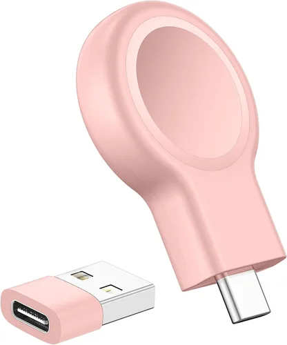 Vista 9 de para Apple Watch Charger, cargador portátil magnético de doble Aa-blanco