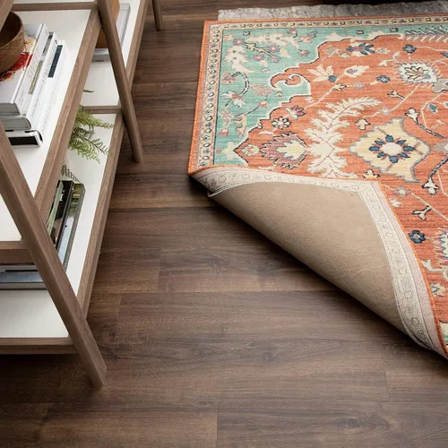 Vista 13 de Mohawk Home - Almohadilla de doble superficie para alfombra, color gris liso, 1/4 pulgadas de grosor (2 x 16 pies)
