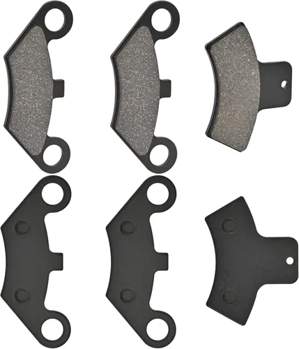 Vista 5 de Pastillas de freno delanteras y traseras compatibles con Polaris Sportsman 335 400 500 4X4 Scrambler 400 500 Diesel 455 Trail Blazer 400 250 Xplorer