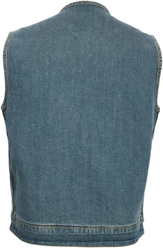Vista 6 de First Mfg Co - No Limit - Chaleco vaquero de motociclista para hombre