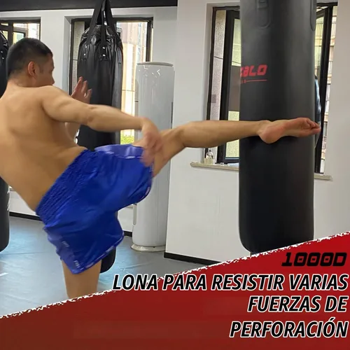 Vista 5 de Buffalo Gear Saco de boxeo de agua pesada, 225 libras, 165 libras, 86 libras, saco de boxeo ajustable para kickboxing, boxeo, gimnasio