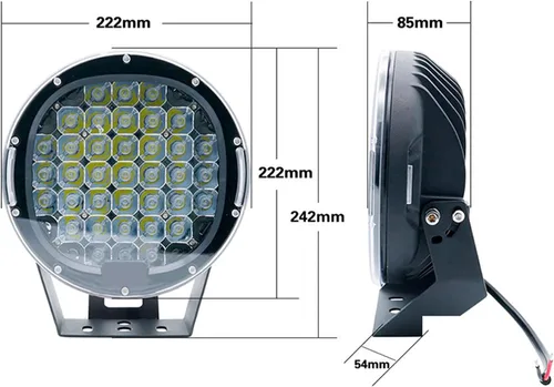 Vista 5 de Black Horse Atlas - Barra antivuelco (incluye 9 unidades, luz LED redonda, negra, compatible con Nissan Frontier ATR22-PL69B 2022-2024)