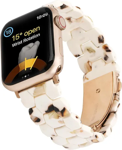 Vista 12 de Wongeto Correa de resina ligera, compatible con Apple Watch Band de 1.575 pulgadas, 1.496 pulgadas, 1.614 pulgadas, 1.654 pulgadas, 1.732 pulgadas