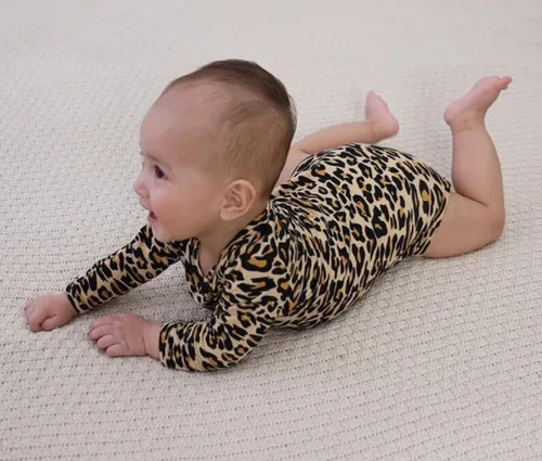 Vista 12 de Body para bebé con puños de manopla, rayón hecho de bambú, pijama de manga larga para niños y niñas