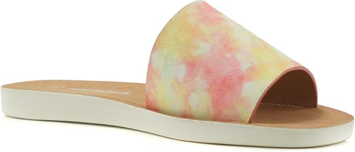 Vista 12 de Soda Shoes Efron-S - Chanclas básicas lisas para mujer, sandalias deslizantes, informales, puntera abierta, playa Todo negro Pu