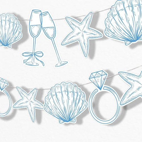 Vista 7 de Pink Last Toast on The Coast - Decoración de despedida de soltera Rosa
