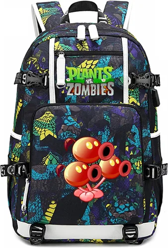 Vista 19 de ISaikoy Plants vs. Zombies Mochila Bolsa para Portátil Color Azul 1
