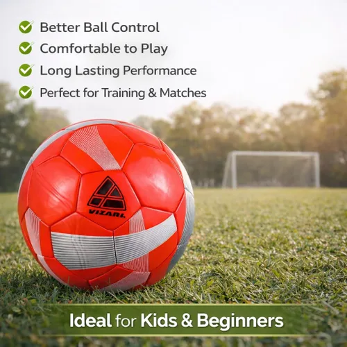 Vista 3 de Vizari Hydra - Balón de fútbol para niños, llamativo balón de fútbol para exteriores con gráficos únicos, carcasa de poliuretano termoplástico