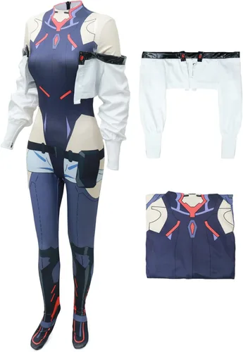 Vista 7 de C-ZOFEK Disfraz de chaqueta de cosplay para mujer, trajes de Halloween