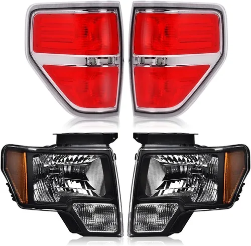 Vista 15 de PIT66 Conjunto de faros y luces traseras para Ford F150 2009-2014