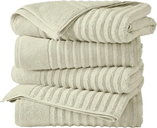 Vista 41 de Great Bay Home Juego de 6 toallas de mano – Toallas 100% algodón – Toallas absorbentes y de secado rápido para el baño (Duna)