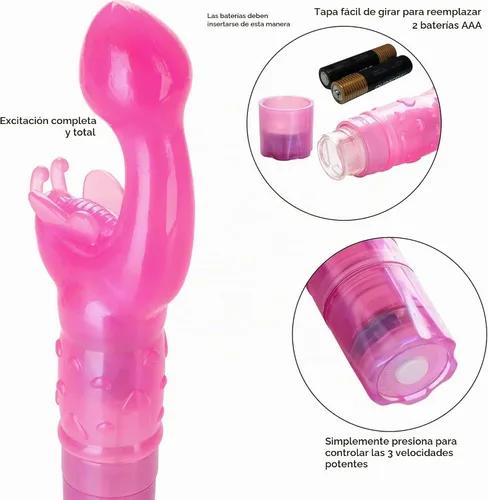 Vista 4 de California Exotics beso de mariposa, SE-0782-04-2, 1, Rosado, 1, 1