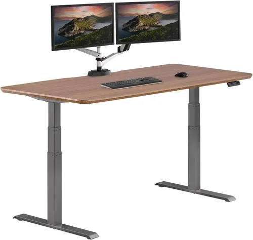 Vista 13 de Vari Classic - Escritorio eléctrico de pie VariDesk ajustable en altura para sentarse/para estar de pie - Escritorio de bipedestación con dos Parte