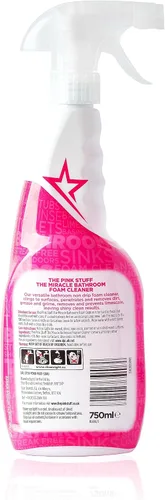 Vista 6 de Stardrops - The Pink Stuff - Paquete de 2 limpiadores de espuma de baño The Miracle de 25.4 fl oz