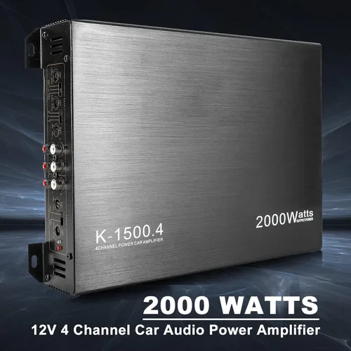 Vista 3 de Amplificador de 4 canales de 2000 W Amplificadores de coche de audio para coche Amplificadores de subwoofer