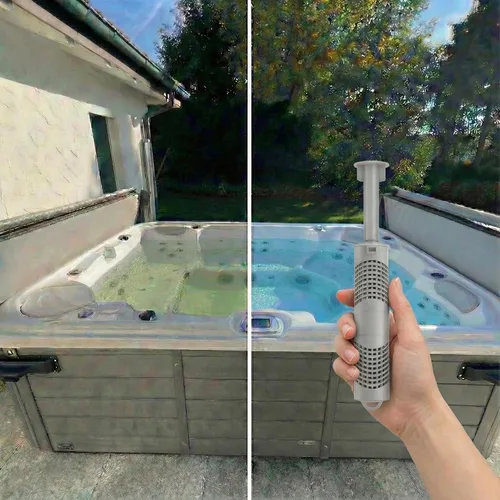 Vista 6 de Cartucho de iones de plata mineral para bañera de hidromasaje para cuidado tradicional de spas – Tecnología controlada de liberación de Ag+ 1.05%