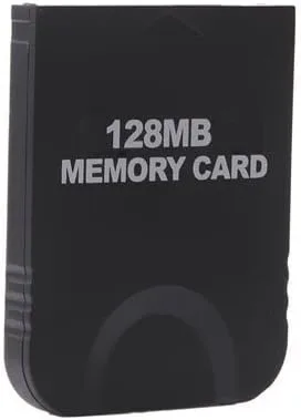 Vista 2 de Gamilys - Tarjeta de memoria negra de 128 MB compatible con Wii Gamecube