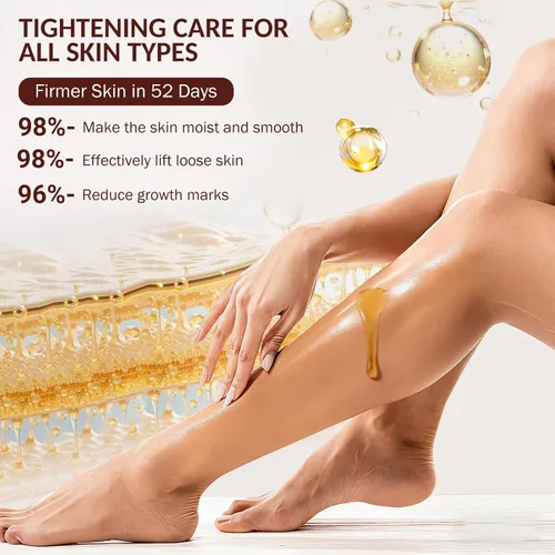 Vista 6 de Aceite reafirmante corporal para mujeres, aceite corporal reafirmante para después de la ducha, tratamiento hidratante para brazos, piernas