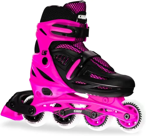 Vista 8 de Crazy Skates Patines en línea ajustables que se ajustan para adaptarse a cuatro tamaños