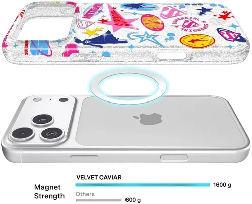 Vista 668 de VELVET CAVIAR Funda para iPhone 15, compatible con MagSafe, probada contra caídas de 10 pies, fundas protectoras de diseño, leopardo color rosa
